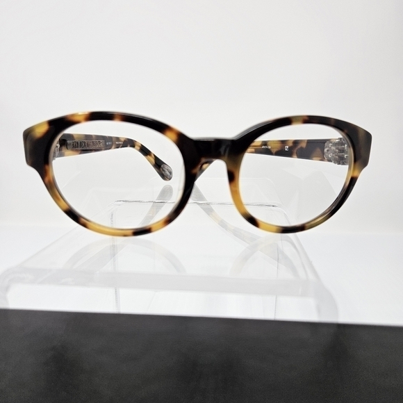 Linda Farrow x Ann Demeulemeester Tortoiseshell Oval Optical  Eyeglass Frame - Picture 6 of 16